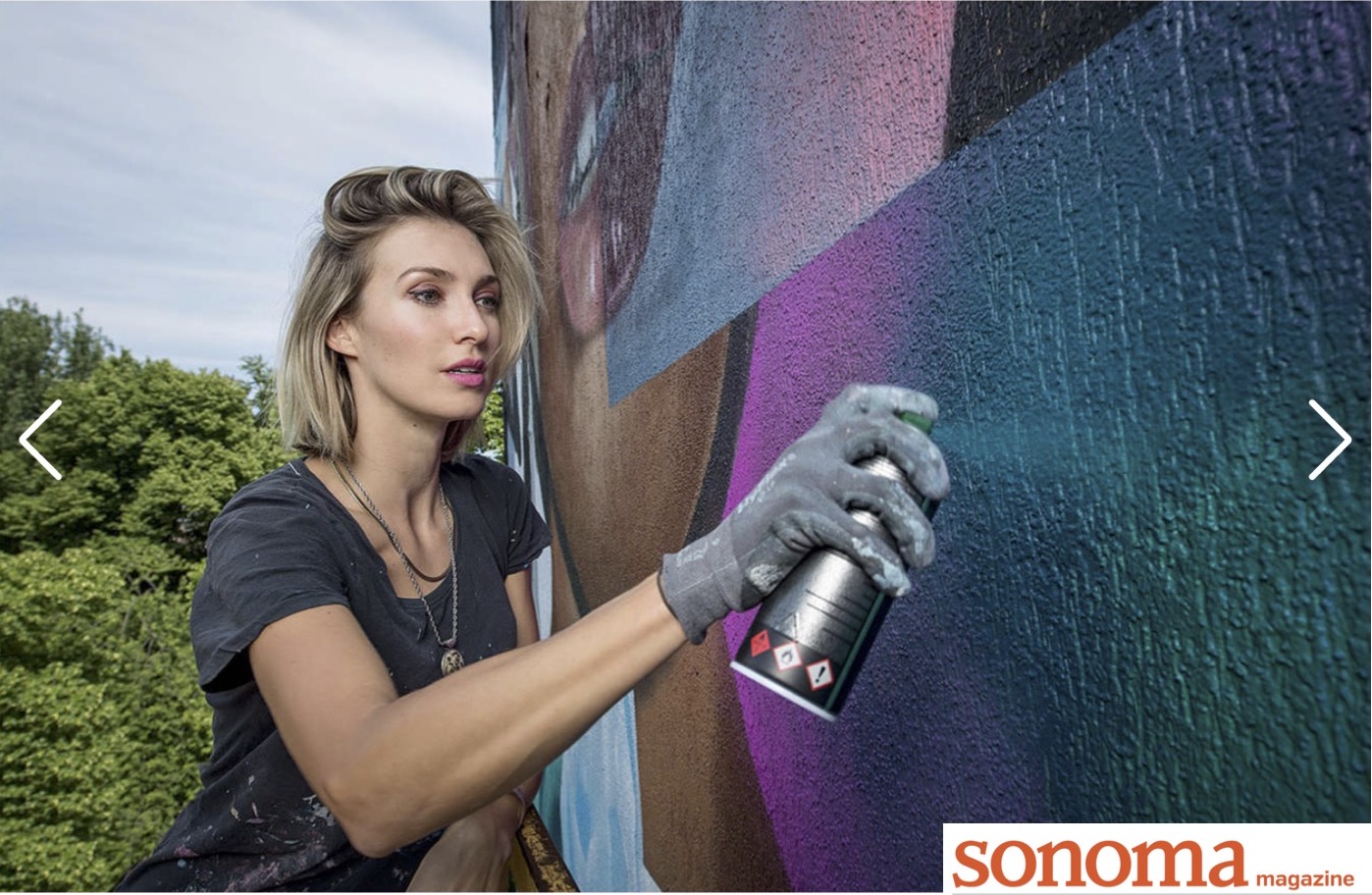 ONE OF THE WORLD’S MOST NOTABLE GRAFFITI ARTISTS LEAVES HER MARK ON NAPA VALLEY TRAIN CAR