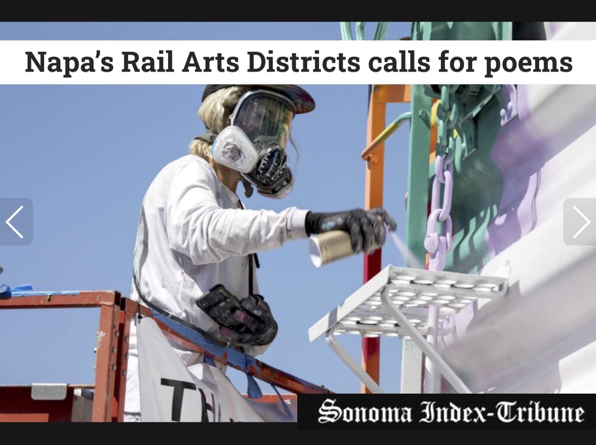 NAPA’S RAIL ARTS DISTRICTS CALLS FOR POEMS